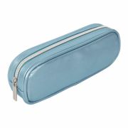 Пенал-косметичка BRAUBERG «SPARKLE» на молнии, мягкий, голубой, 22х4х7 см, 270051