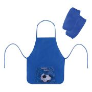 Фартук с нарукавниками ПИФАГОР, 44x55 см, 1 карман, дизайн на кармане, «Football», 270194