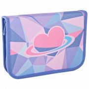 Пенал TIGER FAMILY 1 отделение, 1 откидная планка, ткань, «Icy Heart», 20х14х4 см, 270226