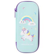 Пенал BRAUBERG, 1 отделение, 1 откидная планка, EVA 3D, 22х10х5 см, «Unicorn», 270699
