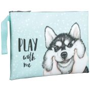 Папка для тетрадей BRAUBERG А4, 1 отделение, полиэстер, на молнии, с ручкой, «Husky», 270941