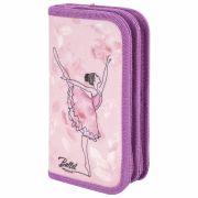 Пенал ЮНЛАНДИЯ, 2 отделения, полиэстер, 19х11 см, «Ballet», 271024