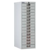 Шкаф металлический для документов ПРАКТИК «MDC-A4/910/15», 15 ящиков, 910х277х405 мм, собранный