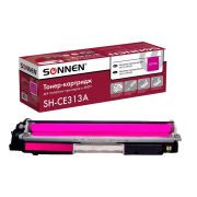 Картридж лазерный SONNEN (SH-CE313A) для HP CLJ CP1025 ВЫСШЕЕ КАЧЕСТВО, пурпурный, 1000 страниц, 363965