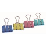 Зажимы для бумаг DOLCE COSTO цветные 15 мм/12 шт