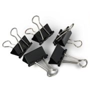 Зажимы для бумаг DOLCE COSTO черные 41 мм/12 шт