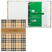 Тетрадь на кольцах А5 (170х220 мм), 240 л., обложка ламинированный картон, клетка, HATBER, «Шотландка», 240ТК5B1, T158494