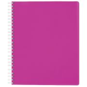 Тетрадь А5, 80 л., HATBER, гребень, клетка, обложка пластик, «DIAMOND-РОЗОВАЯ», 80Т5B1гр_02033, T165560
