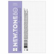 Сменный блок к тетради на кольцах А5 40 л. HATBER «Premium», Белый, 40СБ5A1_05019