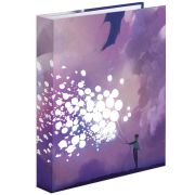 Тетрадь на кольцах А5 (175х215 мм), 160 листов, твердый картон, клетка, BRAUBERG, «Anime Dreams», 404092