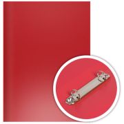 Папка 2 кольца диаметром 16 мм, DOLCE COSTO Эконом, А4, красная