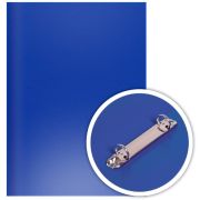 Папка 2 кольца диаметром 16 мм, DOLCE COSTO Эконом, А4, синяя