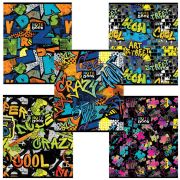 Тетрадь А5 48 л. ПЗБМ, скоба, клетка, выборочный TWIN лак, «Сити-Арт» (5 видов), 028992