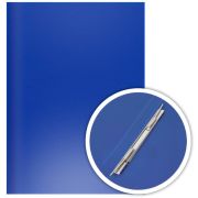 Папка с боковым пружинным скоросшивателем DOLCE COSTO Эконом, А4, синяя