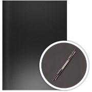 Папка с боковым пружинным скоросшивателем DOLCE COSTO Эконом, А4, черная