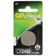 Батарейка литиевая GP Lithium CR2450 «таблетка, дисковая, кнопочная» 1 шт., блистер, CR2450-2C1