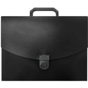 Портфель DOLCE COSTO одно отделение, 320х240х30 мм, 0,6 мм, черный