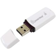 Флеш-диск 32 GB, SMARTBUY Paean, USB 2.0, белый, SB32GBPN-W