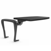 Стол (пюпитр) для стула «ИЗО», для конференций, складной, пластик/металл, черный