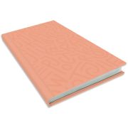 *Записная книжка Lamark Delight Time, 110х205, 80 листов, клетка, обложка ламинир.картон, уф-лак, цвет мускатная дыня