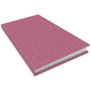 *Записная книжка Lamark Delight Time, 110х205, 80 листов, клетка, обложка ламинир.картон, уф-лак,цвет смородина
