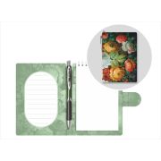 *Блокнот с ручкой Lamark Colorful, 105х150 мм, ручка автоматическая OilGelPen, внутренний блок на спирали