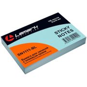 Бумага для заметок с клеевым краем 51x76 мм, 100 л., голубая пастель, Lamark