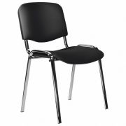 Стул STAFF «Iso Lite CF-008», хром, кожзам черный (Z-11), 532567