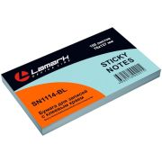 Бумага для заметок с клеевым краем 76x127 мм, 100 л., голубая пастель, Lamark