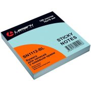 Бумага для заметок с клеевым краем 76x76 мм, 100 л., голубая пастель, Lamark