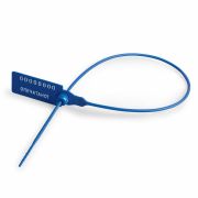 Пломбы пластиковые номерные УНИВЕРСАЛ, самофиксирующиеся, длина рабочей части 350 мм, СИНИЕ, КОМПЛЕКТ 50 шт., 600809