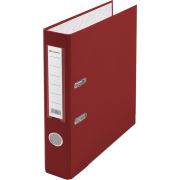 Папка-регистратор Lamark PP 50 мм красный, металл.окантовка, карман, собранная