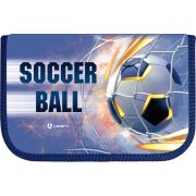 Пенал Lamark SMART Content «Soccer Ball», 1 отд., на 36 предм., 140х210х40 мм, с косметичкой и карманом для смартфона внутри