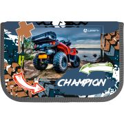 Пенал Lamark SMART POCKET «Champion», 1 отделение, на 14 предметов, 130х200х20 мм, откидной карман для смартфона внутри