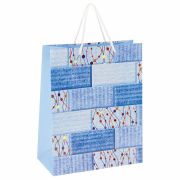 Пакет подарочный (1 штука) 26x13x32 см, ЗОЛОТАЯ СКАЗКА «Абстракция», ламинированный, 606600