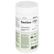 Дезинфицирующие салфетки влажные 60 шт. САНИЛОКС, для обработки рук и поверхностей, банка