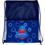 *Сумка для сменной обуви Lamark «Basketball», 41х48 см, на шнурке, карман с принтом на молнии