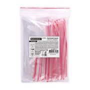 Пакеты ZIP LOCK «зиплок» ПРОЧНЫЕ, комплект 100 шт., 120х170 мм, ПВД, 60 мкм, BRAUBERG EXTRA, 608171