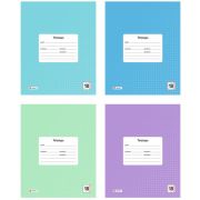 Тетрадь 18 л. клетка Lamark «Классная», обложка - мелованный картон, ассорти