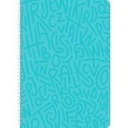 Тетрадь Lamark Delight Time на гребне, А4, 96 л., клетка, обложка картон, ламинация, уф-лак, цвет лед