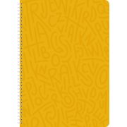Тетрадь Lamark Delight Time на гребне, А4, 96 л., клетка, обложка картон, ламинация, уф-лак, цвет манго