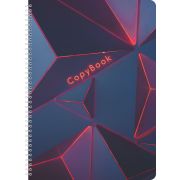 Тетрадь Lamark Surface, А4, на гребне, 205х290 мм, 80 л., клетка, карт. обложка с ламинацией soft touch, полноцветная печать