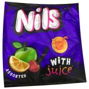 Карамель жевательная ЯШКИНО «Нильс», ассорти (вишня, апельсин, яблоко), 500 г, НК275