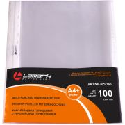Файл-вкладыш Lamark с перфорацией, А4+, 0,030 мм, глянцевый, 100 шт/упак