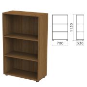 Шкаф (стеллаж) «Канц», 700х330х1130 мм, 2 полки, цвет орех пирамидальный, ШК39.9