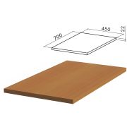 Крышка для тумбы приставной (код 640145, 640148) «Монолит», 450х700х22 мм, орех гварнери, ТМ03.3