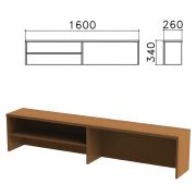 Надстройка для стола письменного «Монолит», 1600х260х340 мм, 1 полка, цвет орех гварнери, НМ39.3