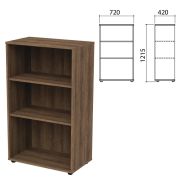 Шкаф (стеллаж) «Приоритет», 720х420х1215 мм, 2 полки, лагос, К-933, К-933 лагос