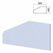 Экран-перегородка к столам «Арго», шириной 900 мм, серый