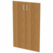 Дверь ЛДСП средняя «Арго», КОМПЛЕКТ 2 шт., 355х18х1120 мм, орех, А-610